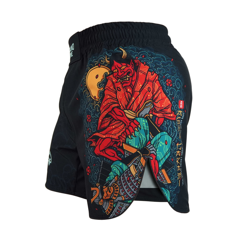 GROUNDGAME ashi garami FIGHTSHORTS - BLACK
